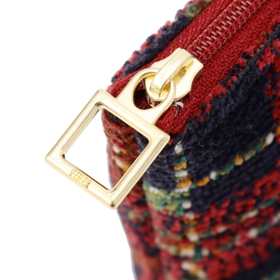 タータンムード ポーチ TMD-257683（取扱店舗限定）(ネイビー): FEILER