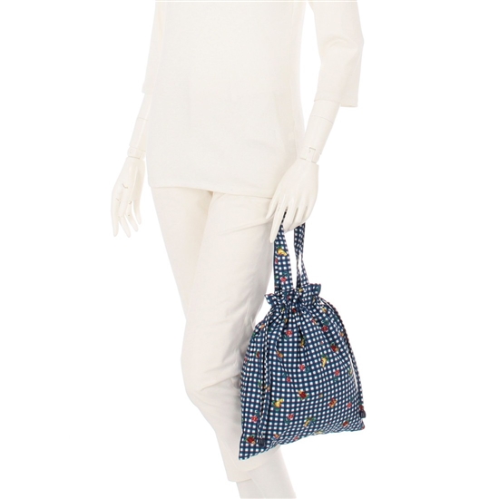 ハイジ 手付き巾着 HE-257047（取扱店舗限定）(ネイビー): FEILER