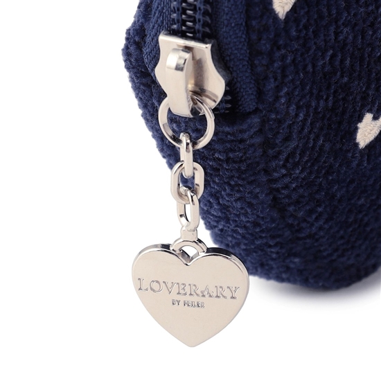 ラブラリーハート ハート型ポーチ L/LRH-243239(ネイビー): LOVERARY