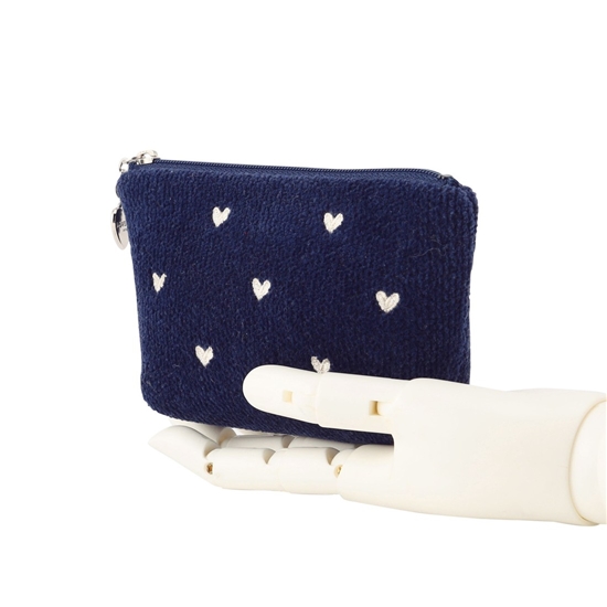 ラブラリーハート 舟型ポーチS L/LRH-243237(ネイビー): LOVERARY BY