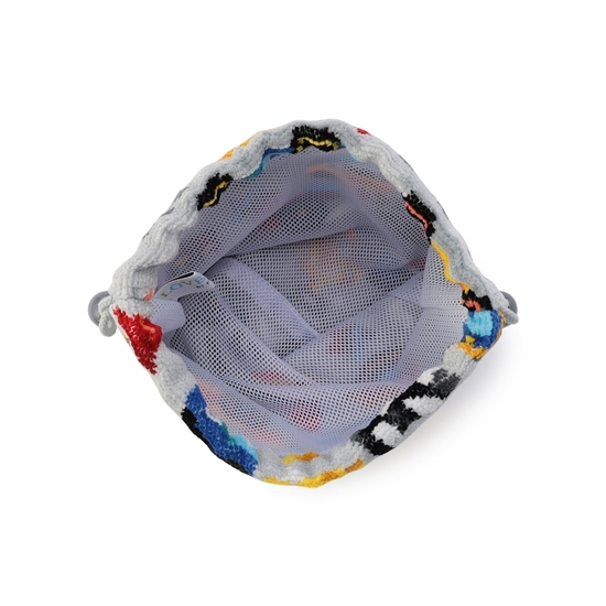 ラブラリーサーキット 巾着 L/LCI-260277(シルバーグレー): LOVERARY