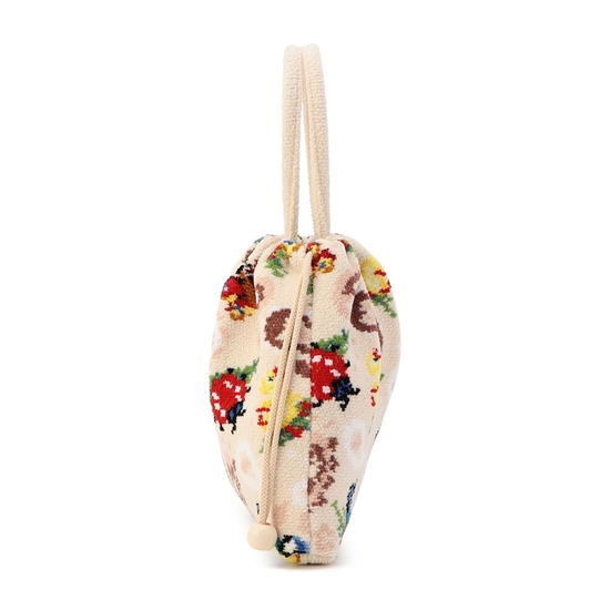 ハイジペイズリー 手付き巾着 HPY-257017（WEB限定）(ベージュ