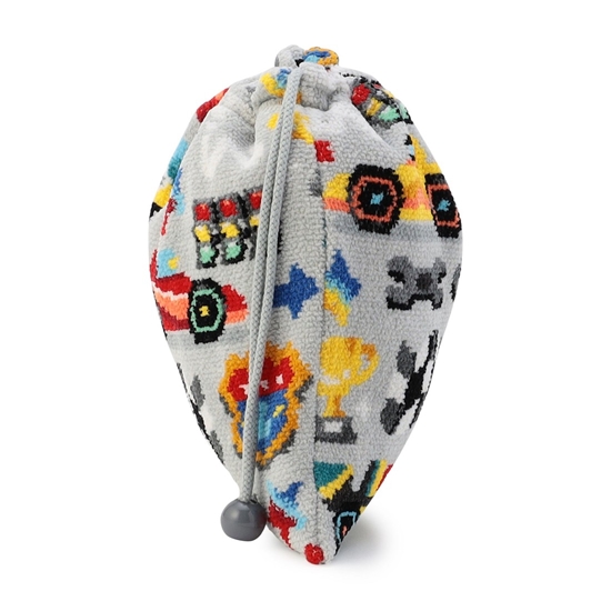 ラブラリーサーキット 巾着 L/LCI-260277(シルバーグレー): LOVERARY