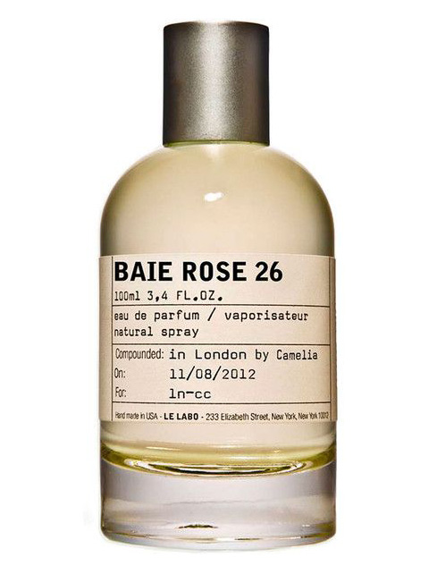 Baie Rose 26 Chicago Le Labo 香水- 一款2011年中性香水