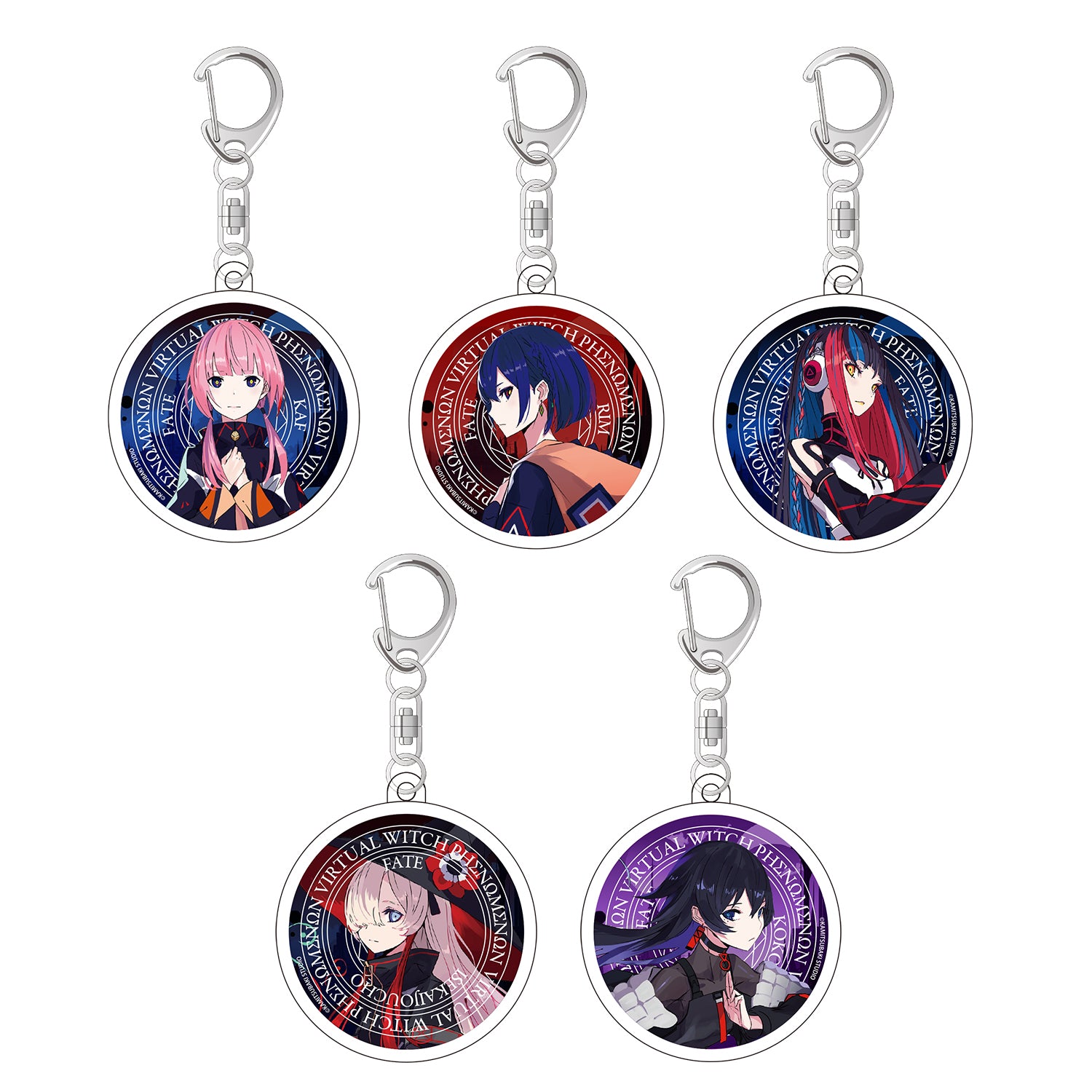 V.W.P】アクリルキーホルダー（運命）／KAMITSUBAKI STUDIO スターター