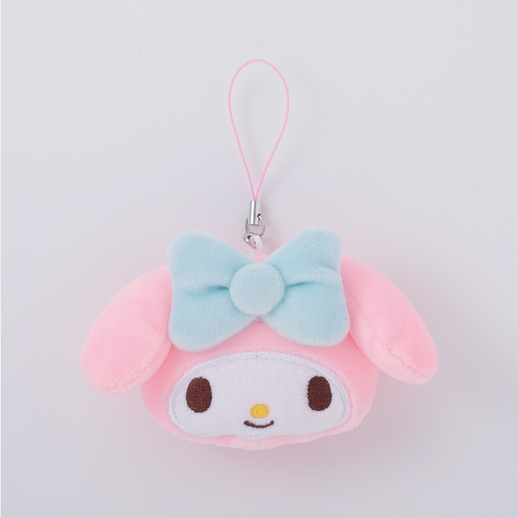 サンリオキャラクターズ ケータイクリーナーストラップ｜むにゅぐるみ