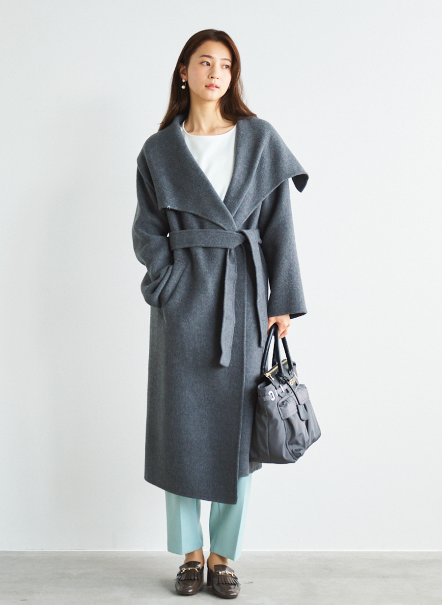 EC限定】super 100's リバービッグカラーコート｜LOUNIE（ルーニィ