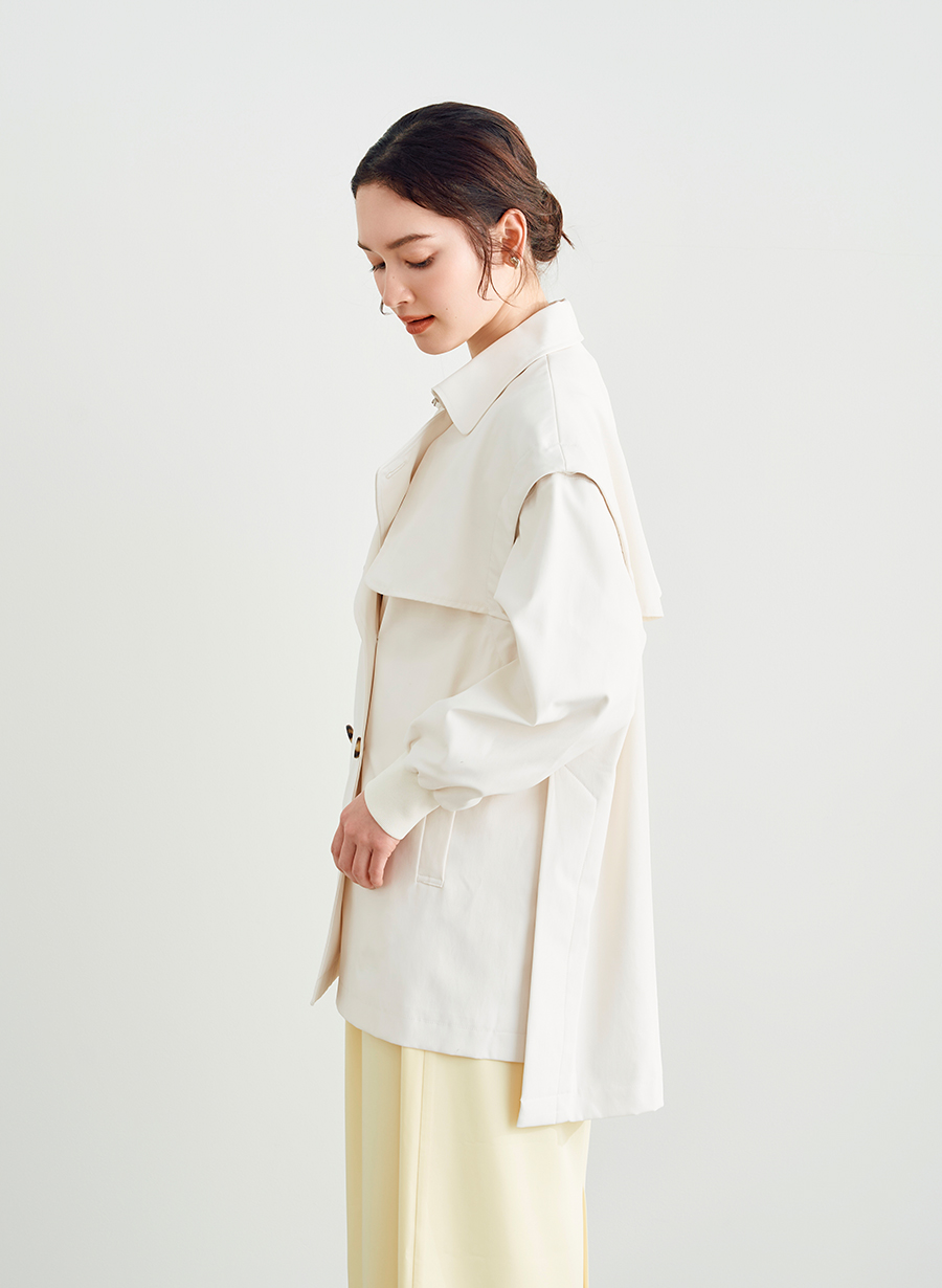 ポンチョ風トレンチコート｜LOUNIE（ルーニィ）公式サイト／公式