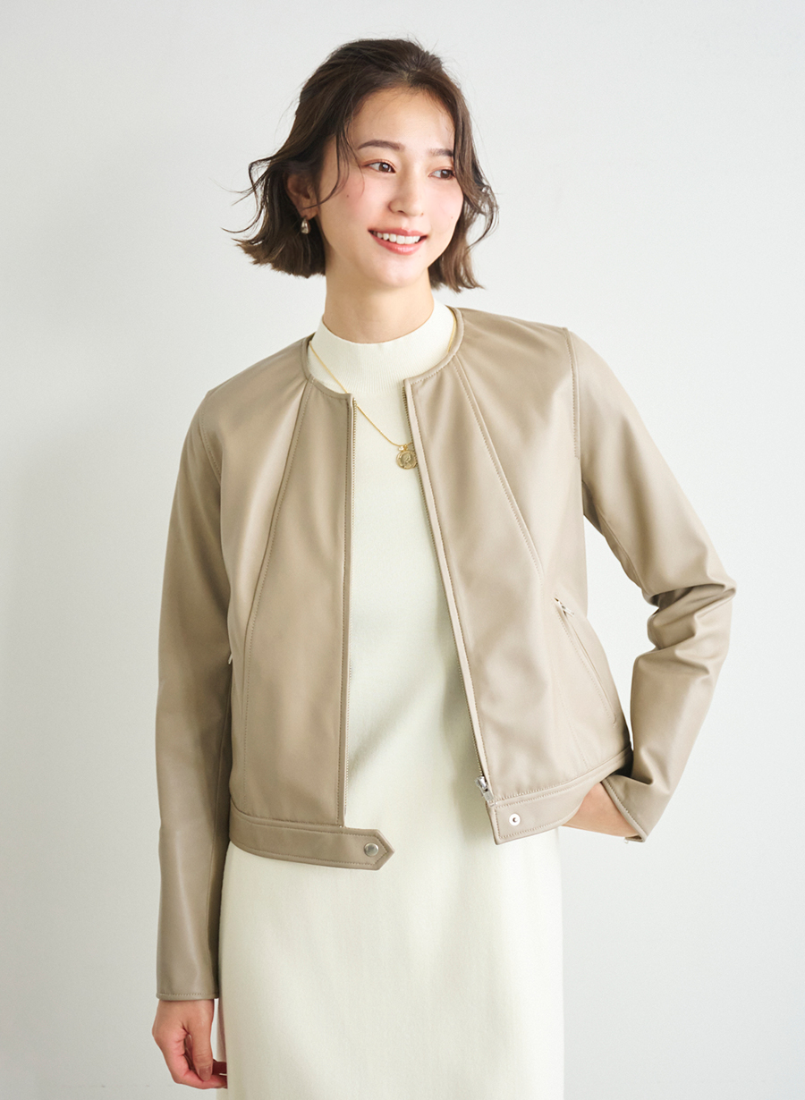 レザーシングルジャケット｜LOUNIE（ルーニィ）公式サイト／公式