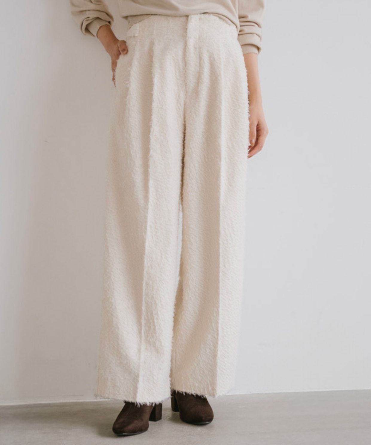 カットジャカードワイドパンツ｜Stola.（ストラ）公式通販サイト