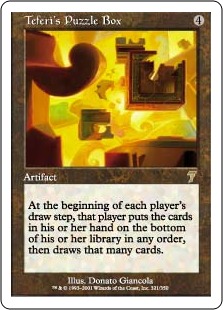 テフェリーの細工箱/Teferi's Puzzle Box》[7ED] 茶R | 日本最大級 MTG