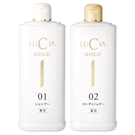 ルチア / ルチア薬用シャンプーゴールド／コンディショナーゴールドの