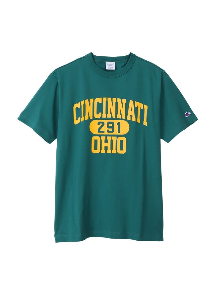 グリーン 【Champion(チャンピオン)】カレッジTシャツ | フォーエル