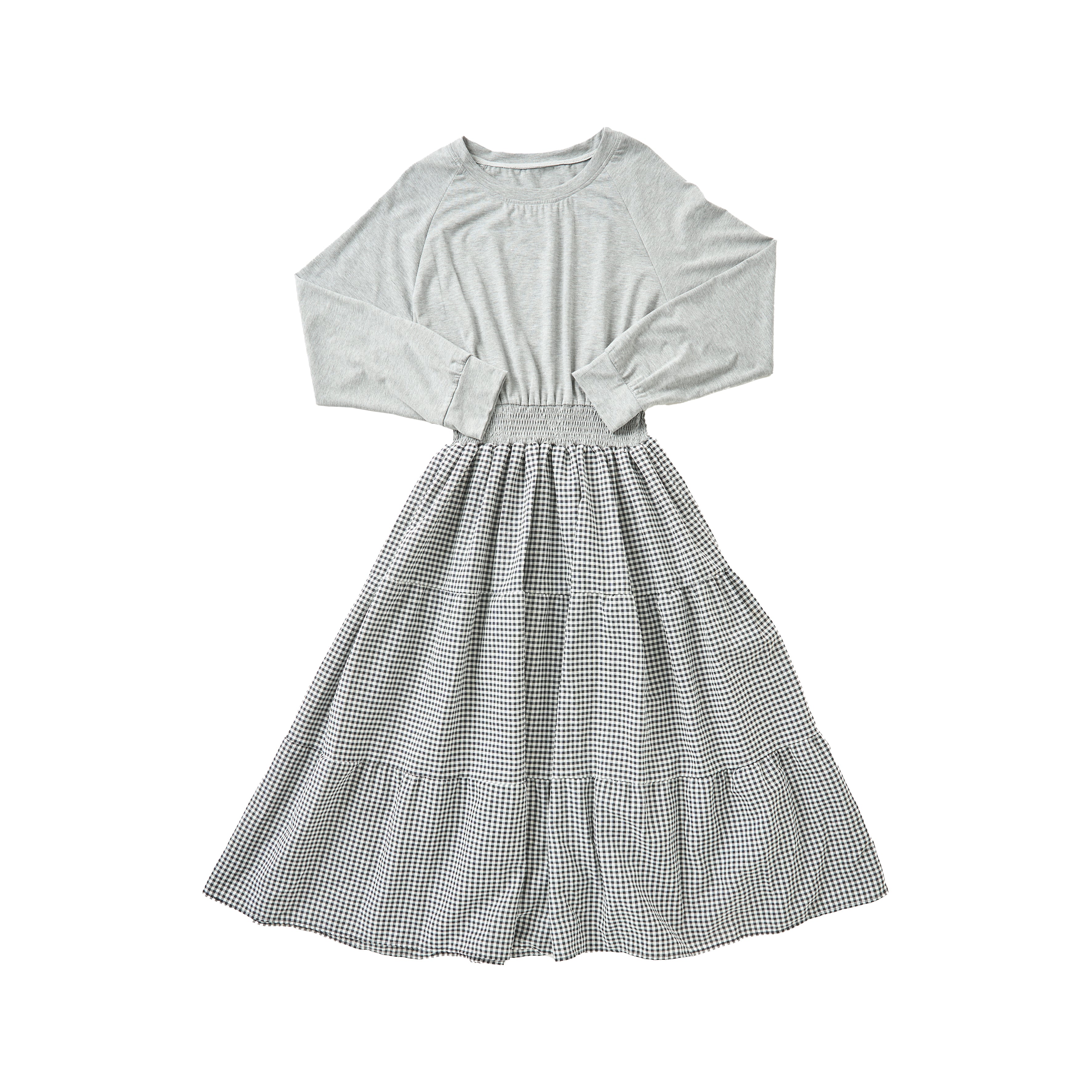 ギンガムチェック ドッキングワンピース レディース – 子育ての大変を