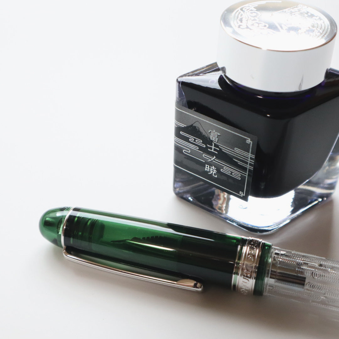 限定品】プラチナ万年筆 万年筆 #3776 センチュリー 霞 極細字/細字