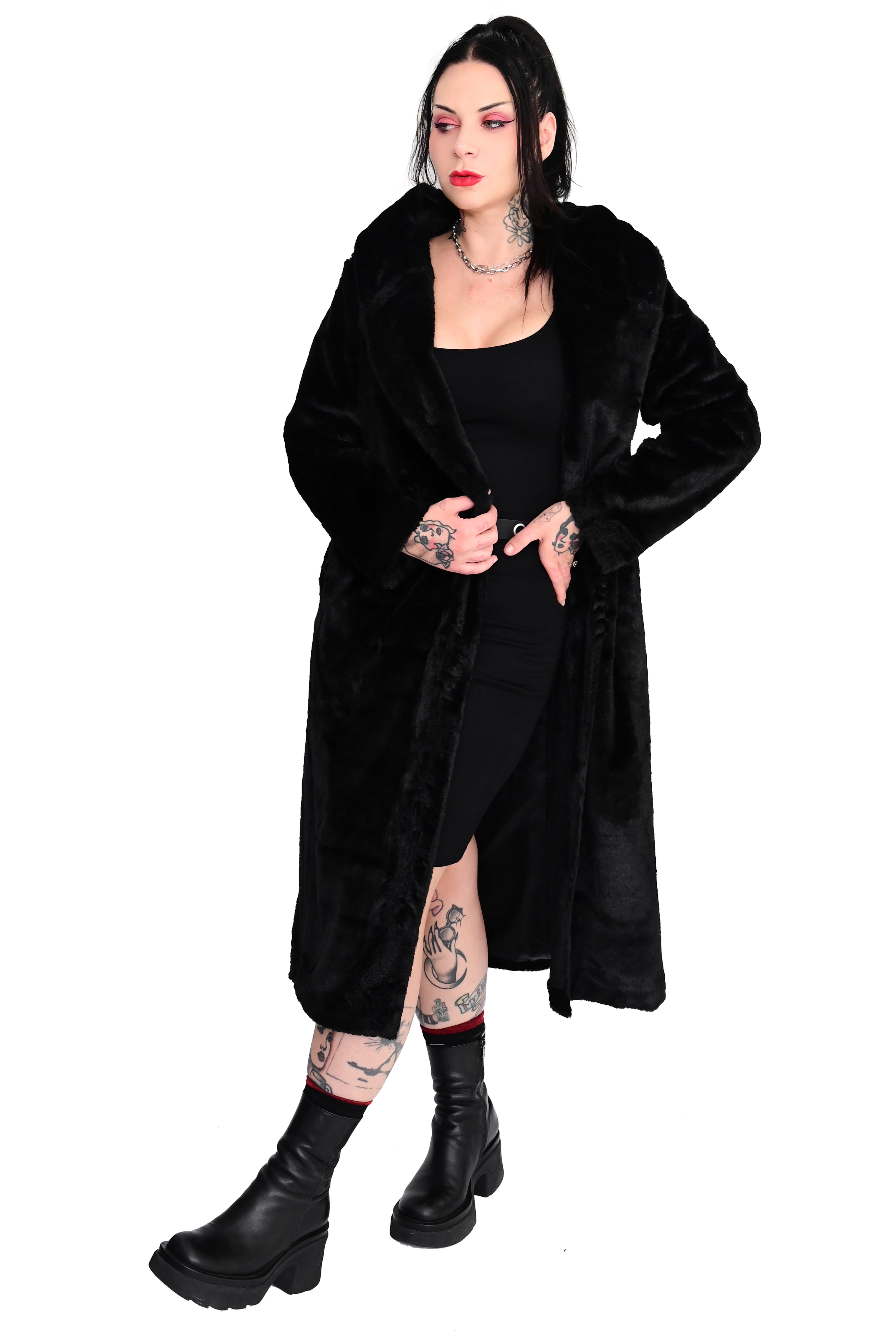 Thora Faux Fur Coat - No Restock! - Final Sale – FOXBLOOD
