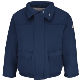 Bulwark FR JLR8 Men's Heavyweight Insulated Bomber Jacket - Navy