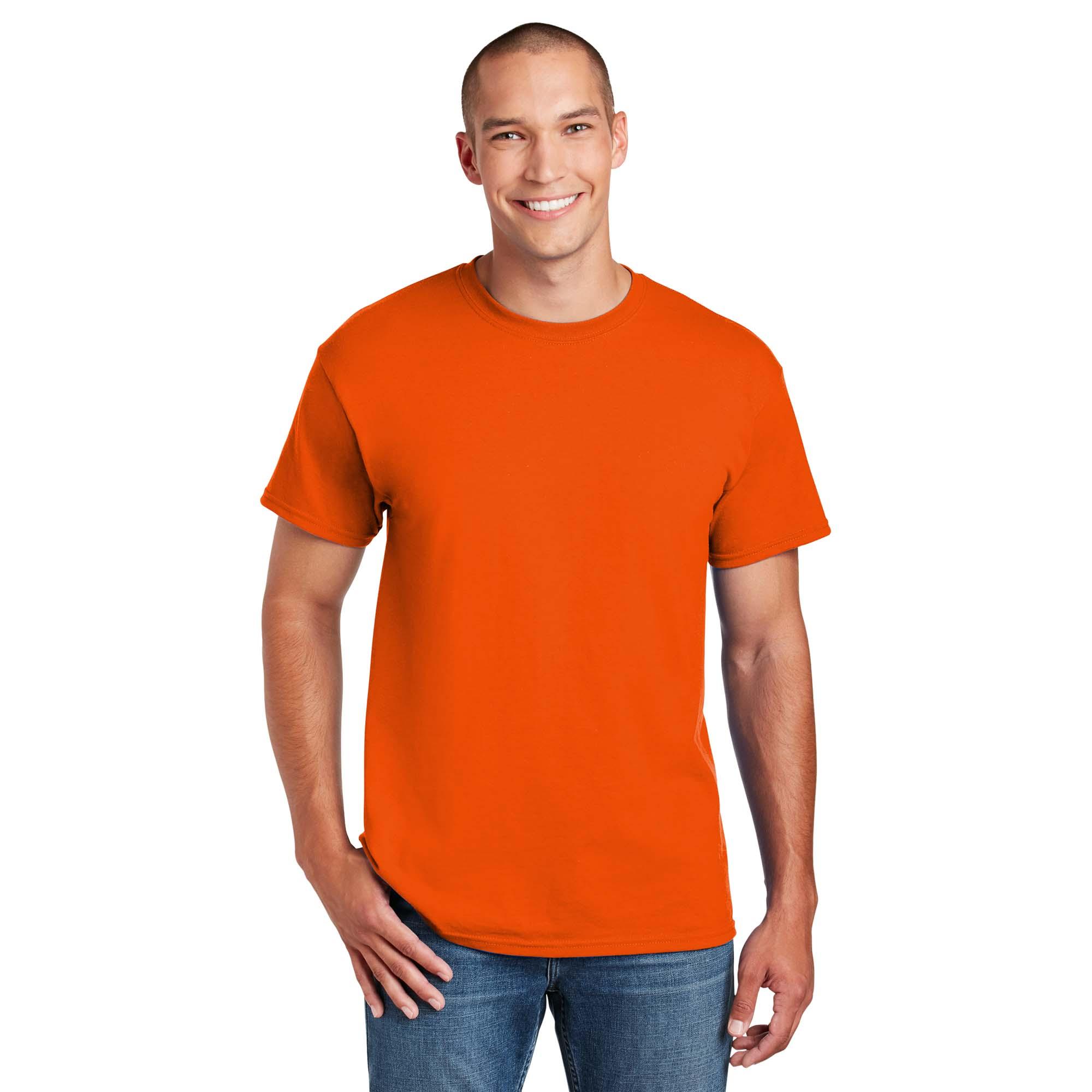 Gildan 8000 DryBlend T-Shirt - Orange | Full Source