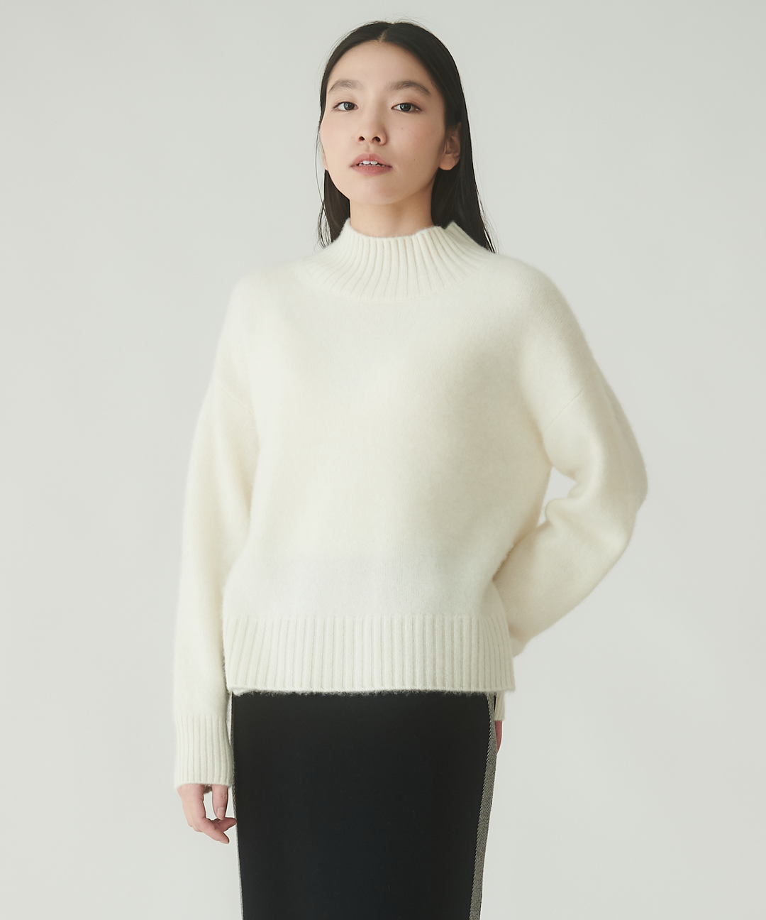 カシミヤハイネックニット – FACE SANS FARD