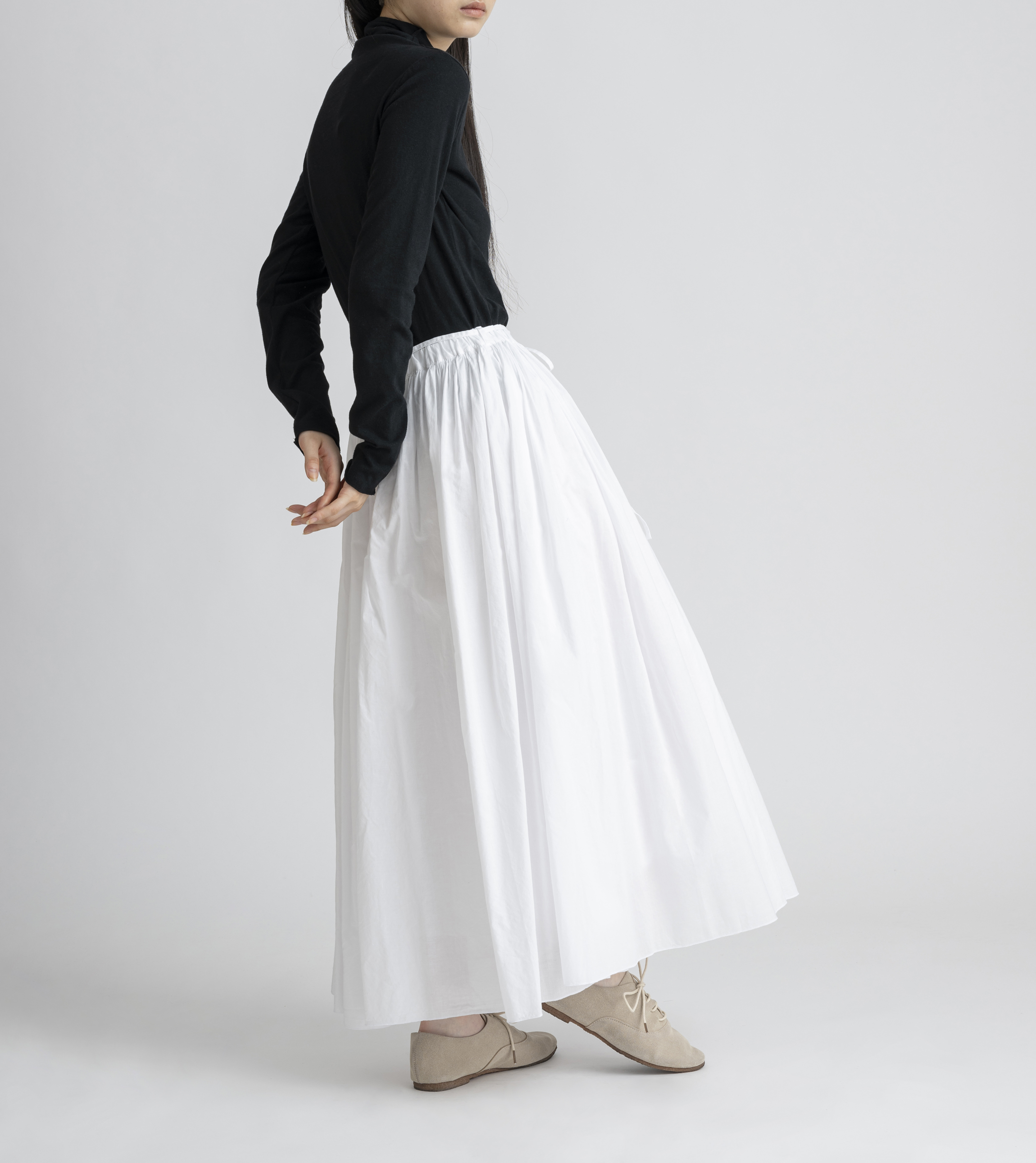 ギャザーロングスカート | FRANCESCA AMAM LABEL