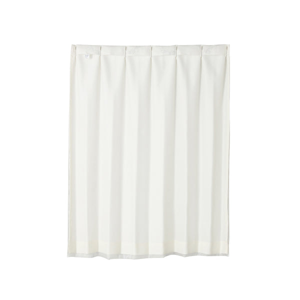 ラメ×リマニフィ ダブルカーテン H1350×W1000 アイボリー（レース