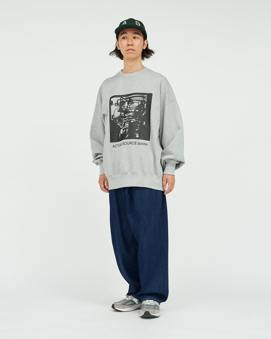 AS×FS LIGHT OZ CREW NECK SWEAT “LITHOGRAPH” – FreshService