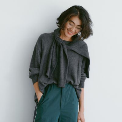 MADISONBLUE(マディソンブルー)のSTONE WASH LOOSE CREW NECK PO通販