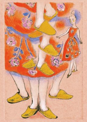 山本容子作(ヤマモトヨウコ サク)の『夏深し』銅版画 手彩色通販