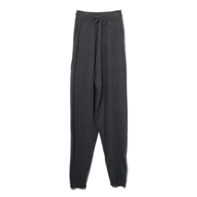 E by eclat(イーバイエクラ)の【コラボ】カシミヤ混ニットパンツ通販