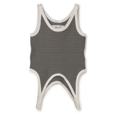 JANE SMITH(ジェーンスミス)のCOTTON RANDOM BORDER RIB UP DOWN TANK