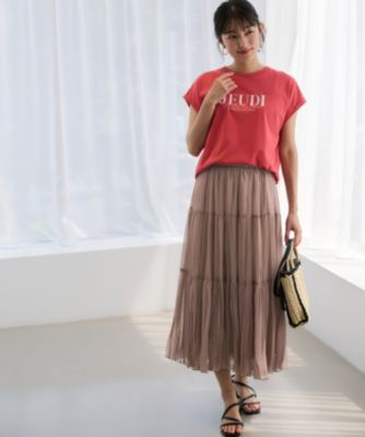 ANY SIS(エニィスィス)の【洗える】シアーワッシャーティアード