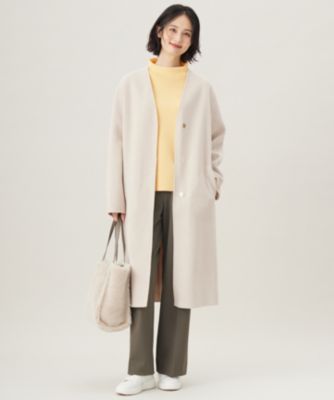 自由区 L(ジユウク エル)のウールリバーロング コート通販 | 集英社