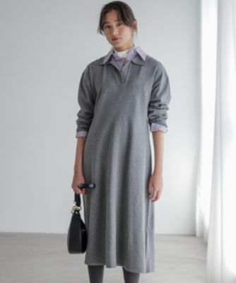 組曲 L(クミキョク エル)の【加藤ローサさん着用】スキッパーニット