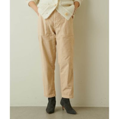 Whim Gazette(ウィム ガゼット)のバックサテン製品染めベイカーパンツ