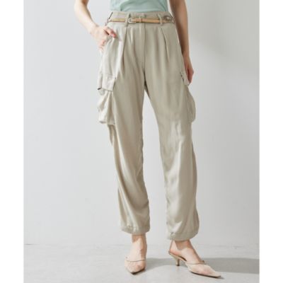 Whim Gazette(ウィム ガゼット)のバックサテンカーゴパンツ通販