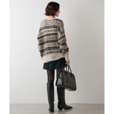 Whim Gazette(ウィム ガゼット)のウールギャバミニスカート通販