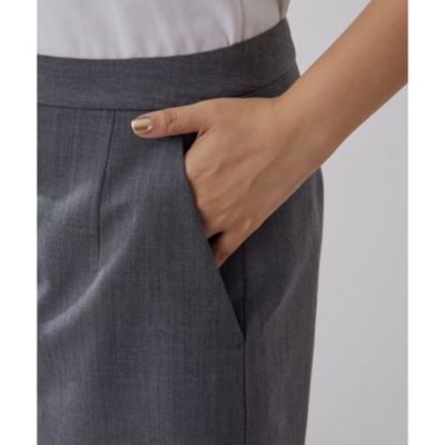 Whim Gazette(ウィム ガゼット)のウールギャバミニスカート通販