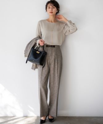 23区 S(ニジュウサンク エス)のリネンライクブッチャー ワイドパンツ