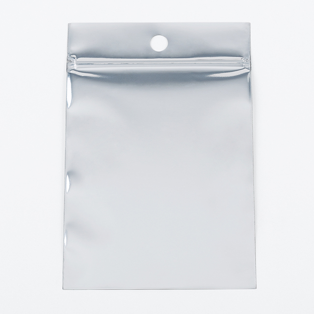 アルミ蒸着 チャック付袋 CAZ-3A (80×ﾁｬｯｸ下100mm) 100枚入り | OPP