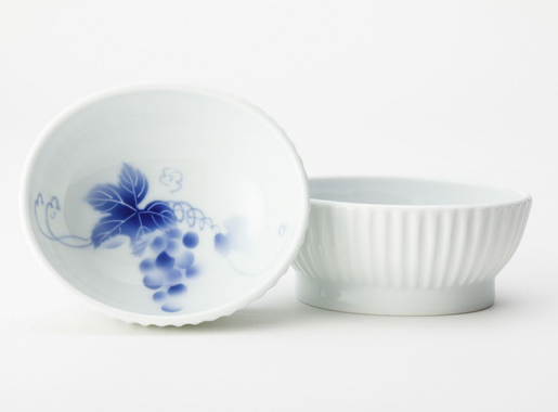 ブルーワイナリー ペア小付 | 有田焼 深川製磁｜公式オンラインストア