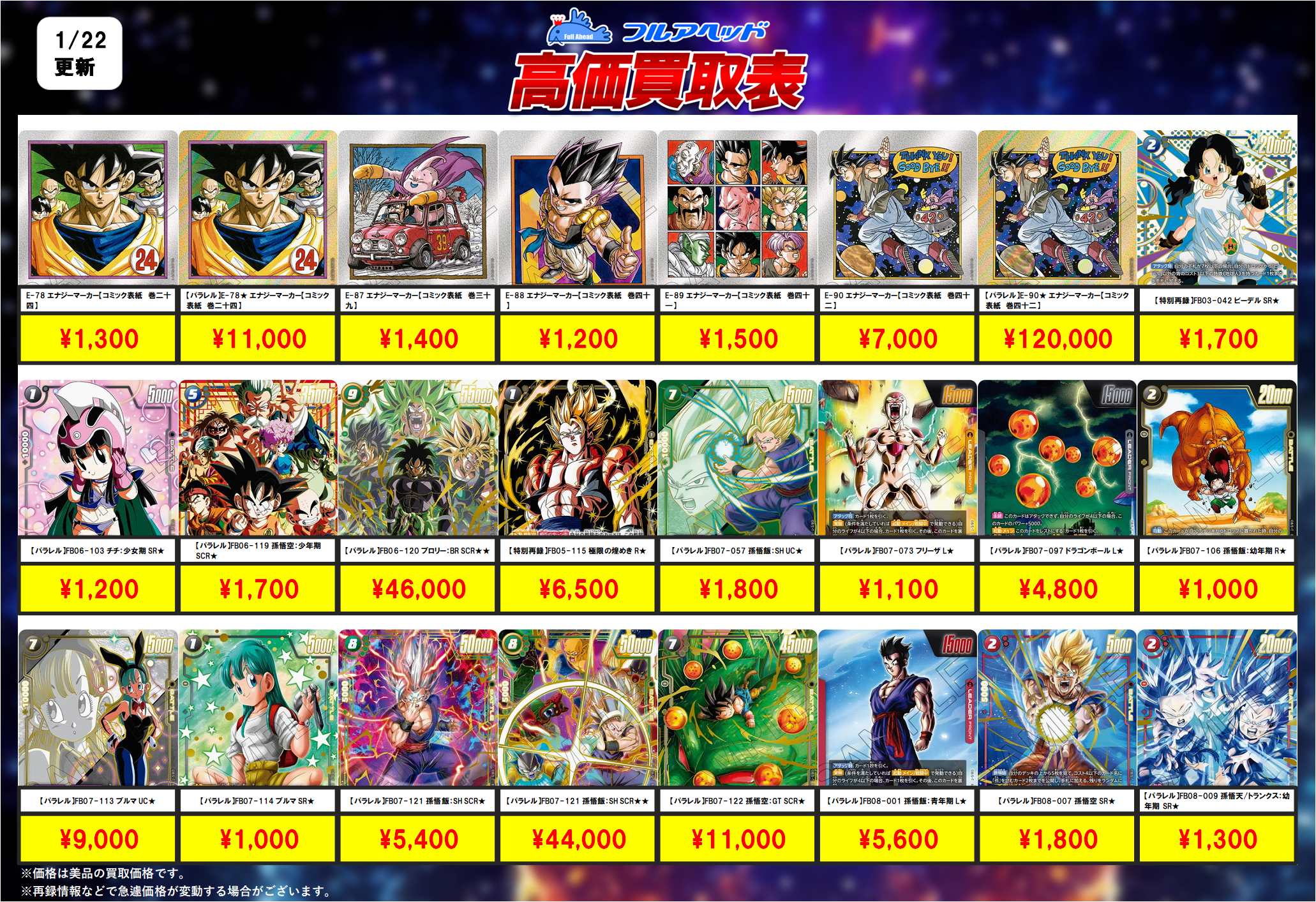 フュージョンワールド カリフラ キャベ ヒット まとめ売り ホビー