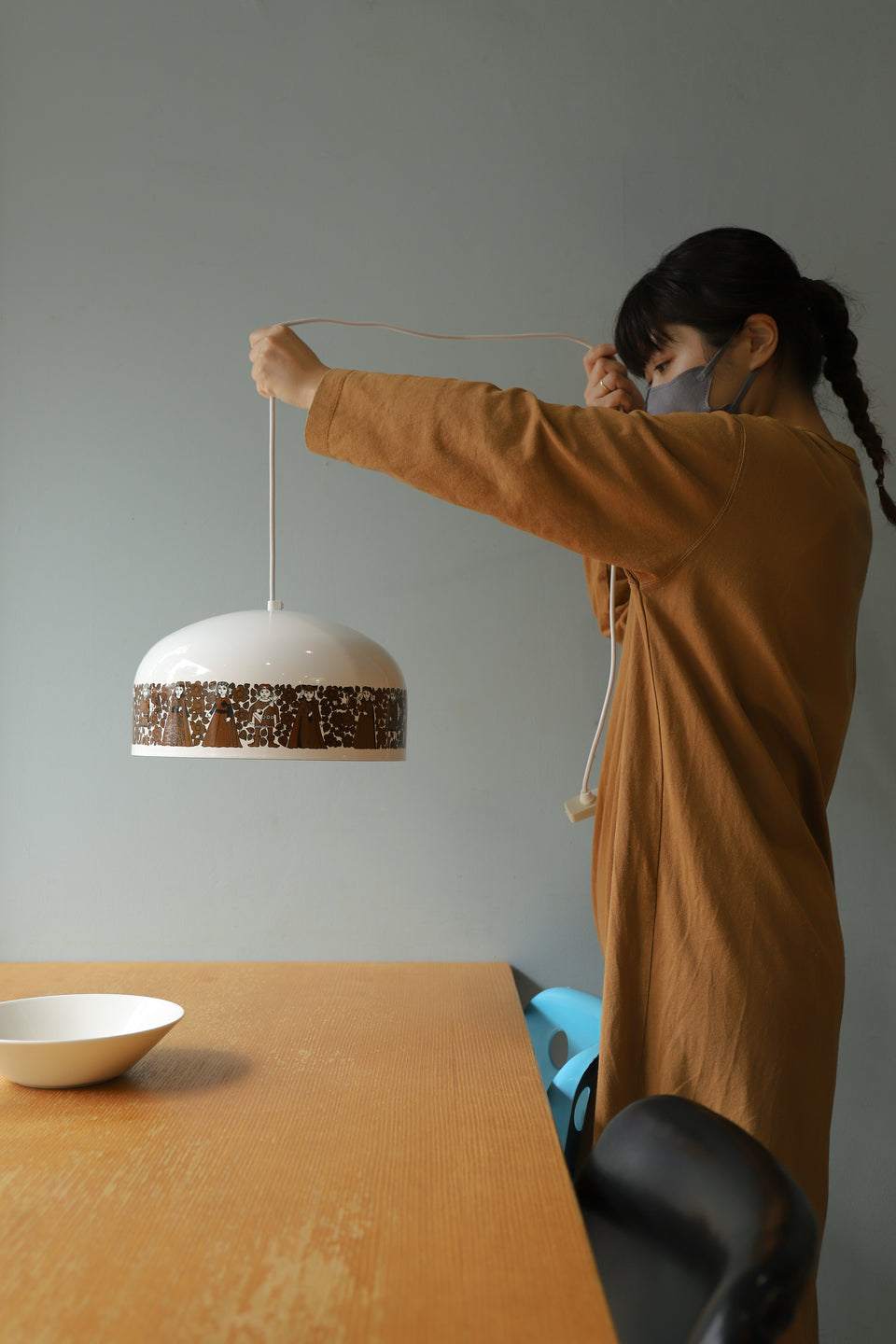 フィネル ペンダントライト ホーロー 照明 北欧ヴィンテージ/Vintage