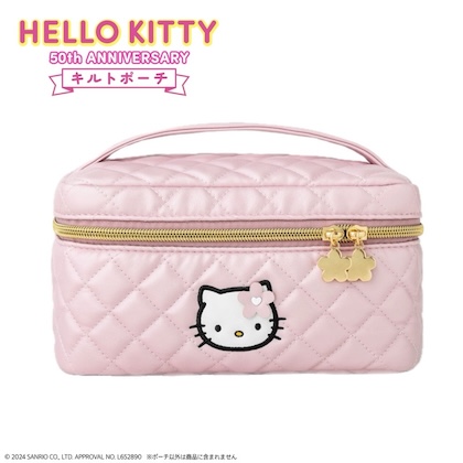 HELLO KITTY 50th ANNIVERSARY キルトポーチBOOK ＜セブン限定