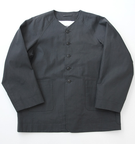 Hackney Union Workhouse 22aw ノーカラージャケット Hackney Union Workhouse ゛No collar Wool Jacket゛ ノーカラーワーク